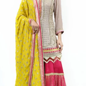 MULTI COLOUR MIRRORWORK GARARA