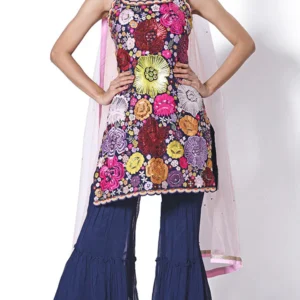 ROSE SEQUINS SHARARA