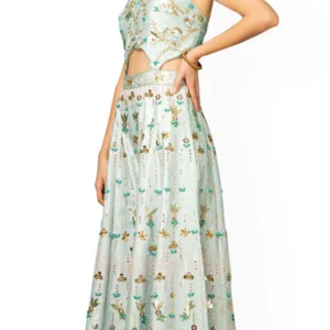 AQUA POWDER JUMP SUIT