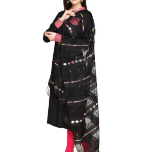 Organza Mirrorwork & Emroidered Dupatta