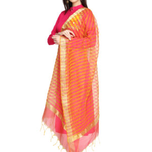 Striped Silk Dupatta
