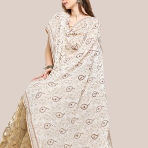 Paisley Embroidered Georgette Dupatta