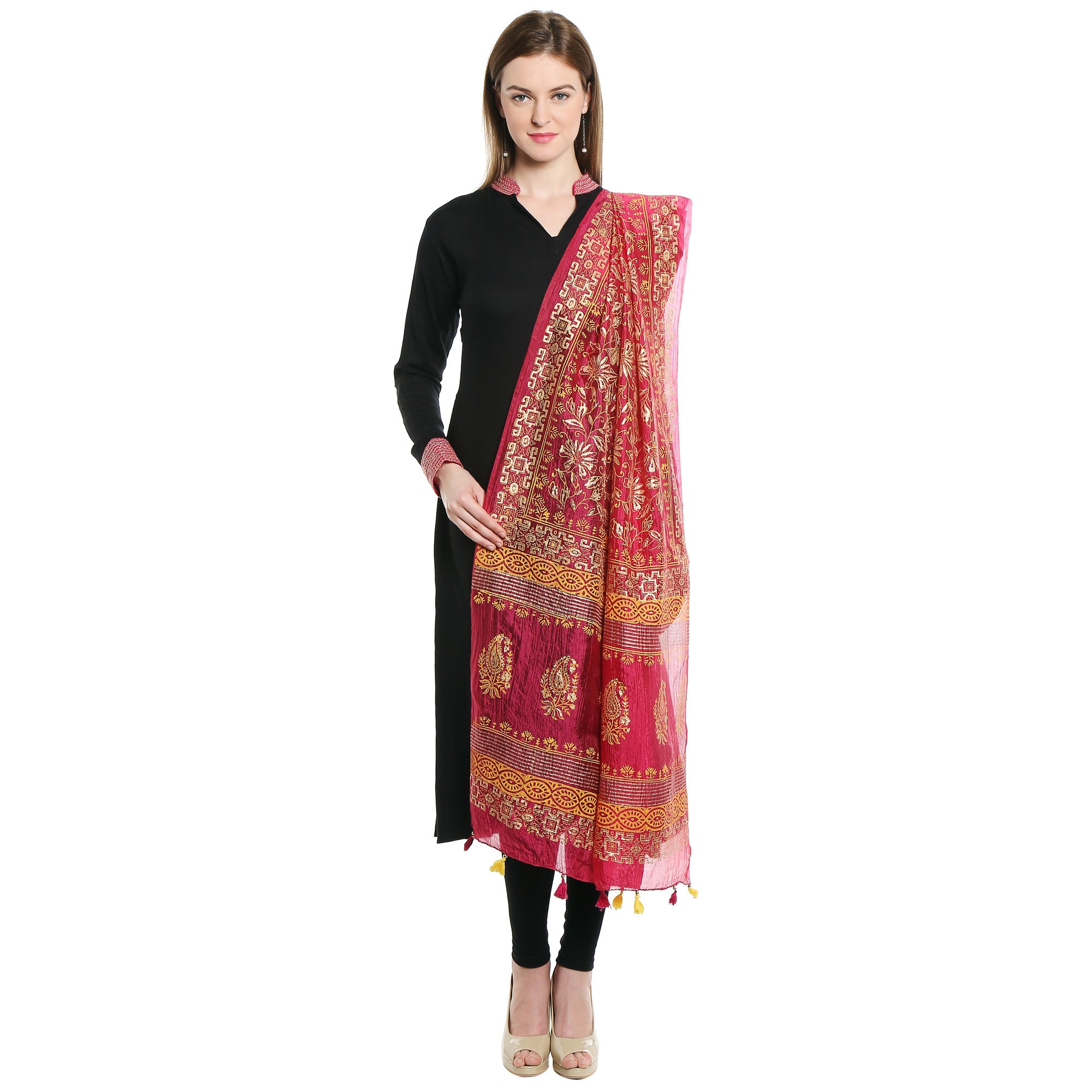 Crushed Silk Dupatta